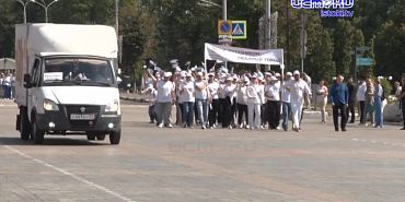 Парад предприятий прошел в самом центре города!