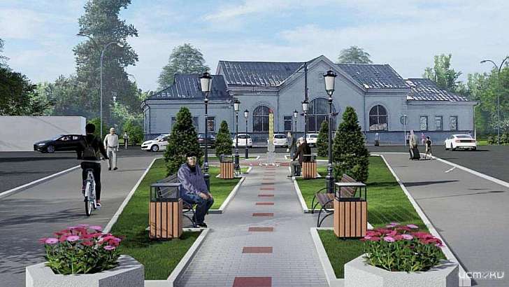 В этом году в Хотынце благоустроят Привокзальную площадь