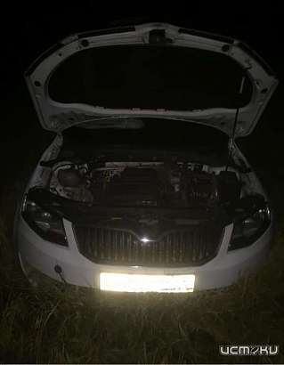 На Орловщине с трассы улетел автомобиль «Шкода Октавиа». Водитель сломал позвоночник