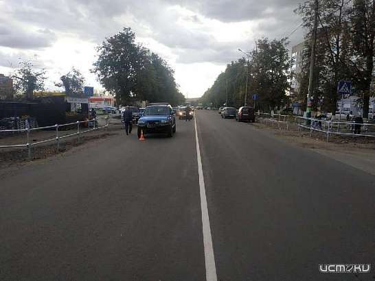 Во Мценске пенсионера сбила машина на пешеходном переходе