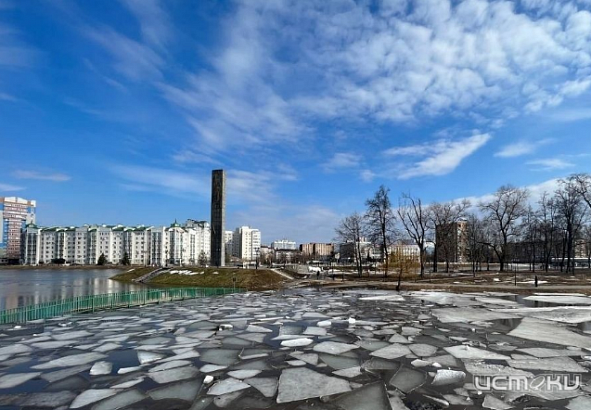 В Орле уровень воды в реках снижается