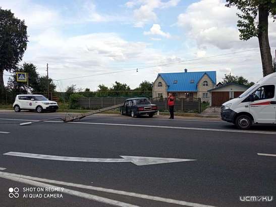 Под Орлом водитель на «ВАЗ» влетел в столб