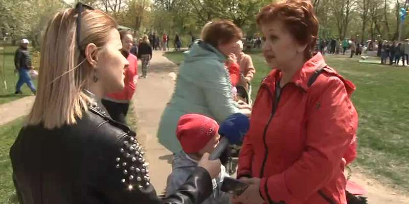 Открытие фонтана в детском парке