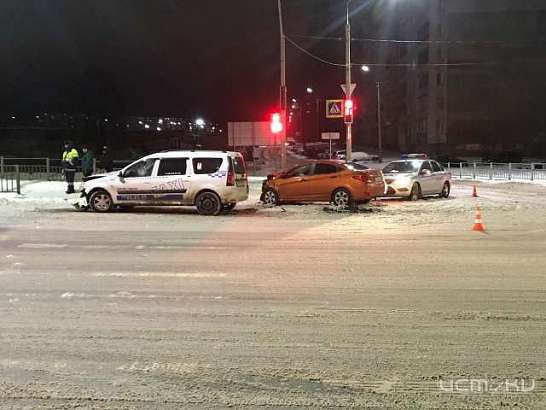 В Орле пьяный водитель «Лады» устроил ДТП на ул. Раздольной 