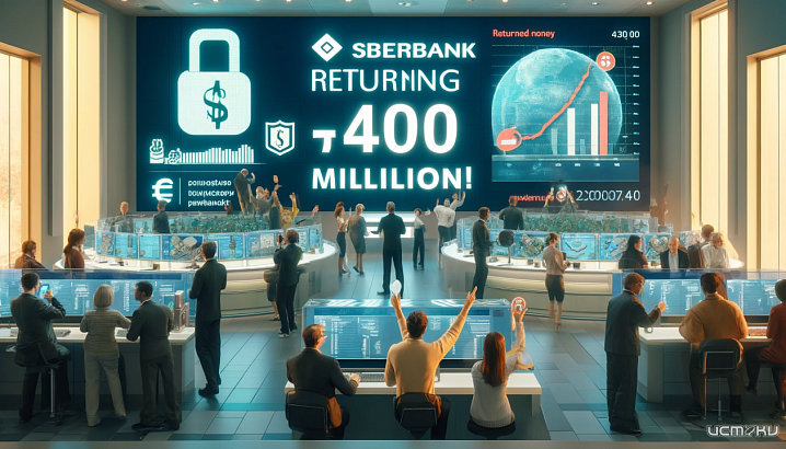 Сбер за год вернул клиентам 400 млн рублей, замороженных на счетах мошенников 