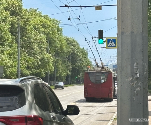 В Советском районе Орла троллейбусам временно поменяли маршруты