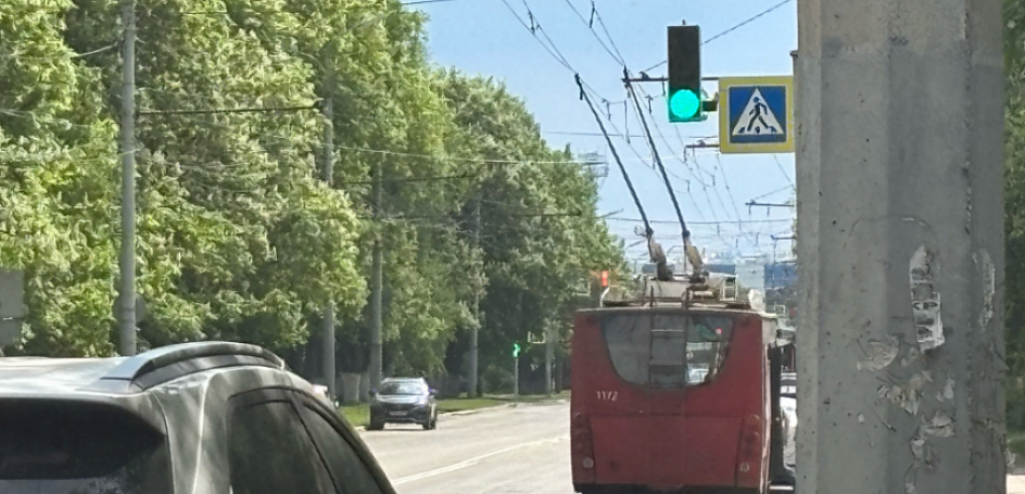 В Советском районе Орла троллейбусам временно поменяли маршруты