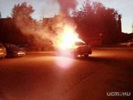 Вчера в Орле горела «Лада Гранта»