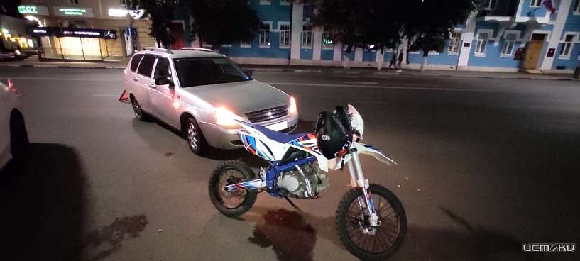 В Орле подросток-мотоциклист попал в ДТП