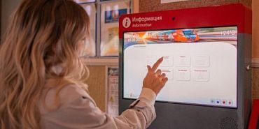 Более 1,1 тыс. звонков через видеотерминалы совершили пассажиры вокзала Орёл в 2024 году