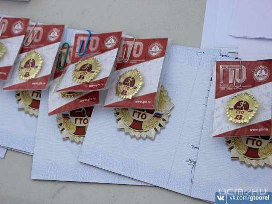 45 орловчан сдали нормы ГТО на золотой значок