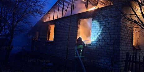 В орловской деревне при пожаре погибли двое мужчин