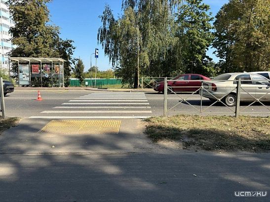 В Орле пожилой водитель сбил ребенка на пешеходном переходе