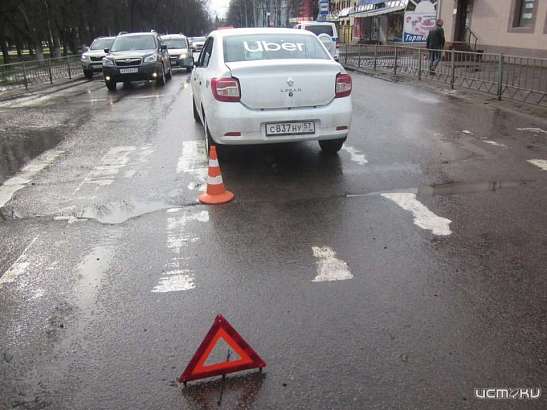 На ул. Октябрьской в Орле таксист сбил пешехода