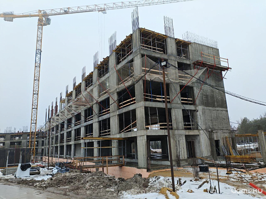 Общая строительная готовность межвузовского кампуса в Орле составляет 8%