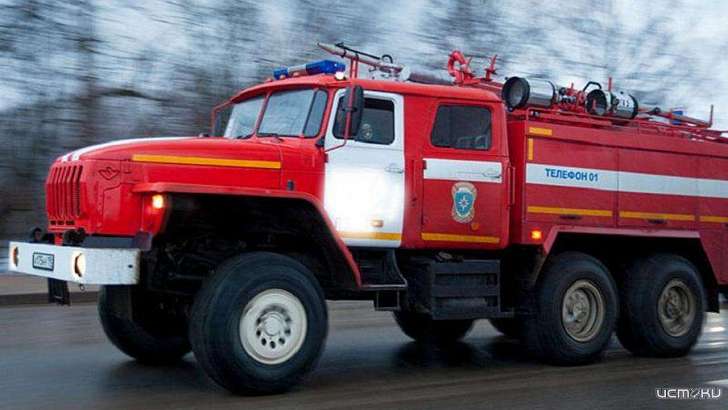 В Орле произошел пожар в жилом доме на Наугорке