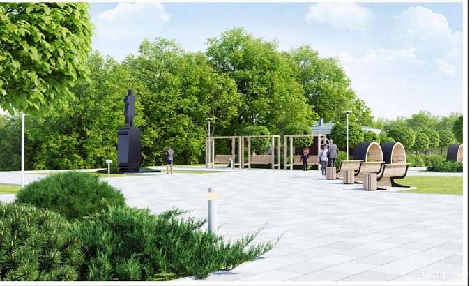 Сквер Орловских литераторов планируют благоустроить к 9 мая
