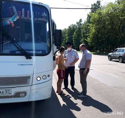В Орле на нарушителей масочного режима в общественном транспорте составили протоколы