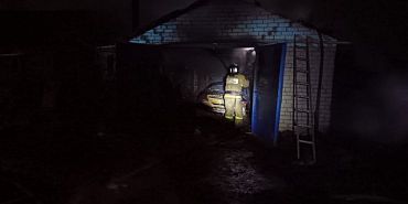В Орловской области пенсионер пострадал при пожаре в гараже