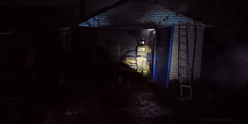 В Орловской области пенсионер пострадал при пожаре в гараже