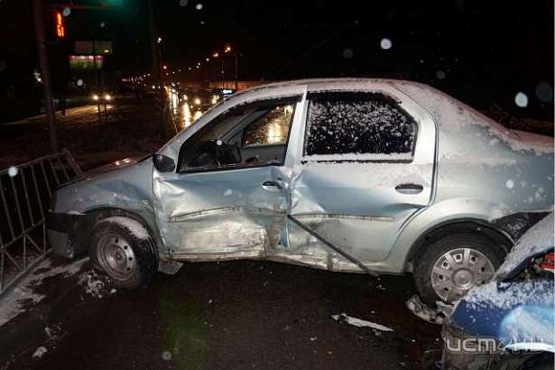 В Орле автоледи допустила столкновение автомобилей