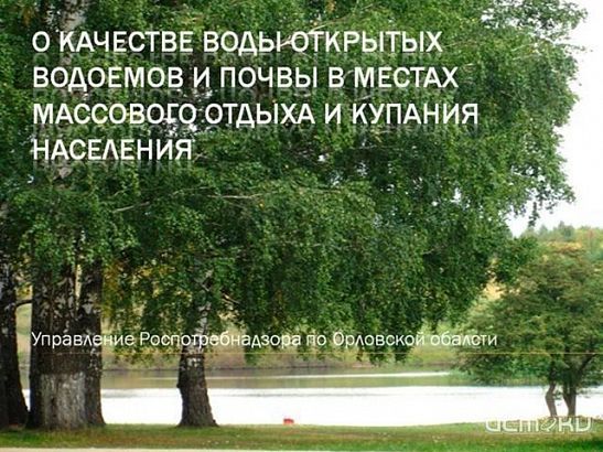 Орловчанам напомнили, в каких водоемах все еще не стоит купаться Орловчанам напомнили, в каких водоемах все еще не стоит купаться