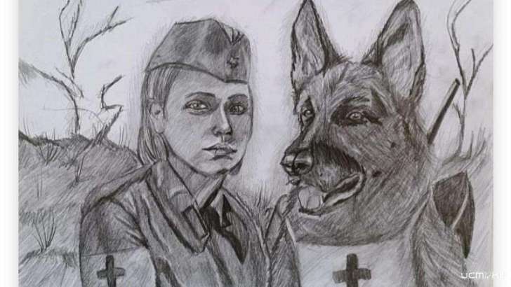 Орловские дети нарисовали четвероногих героев и попали на столичную выставку