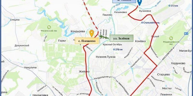 С 4 мая изменится схема маршрута № 464