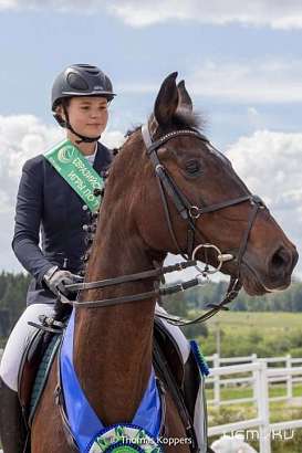 Орловчанка и её конь Коста Рика в соревнованиях по конному троеборью «ЕВРАЗИЙСКИЕ ИГРЫ» заняли 3 место