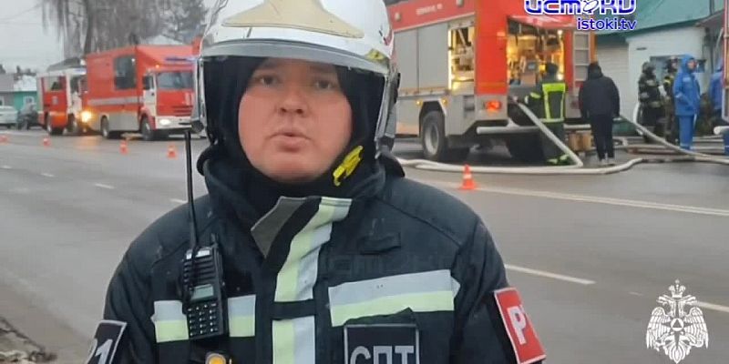 В Орле произошел серьезный пожар