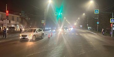 В Орле пенсионер попал под колеса иномарки, когда переходил дорогу