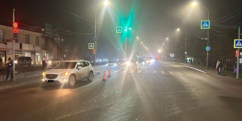 В Орле пенсионер попал под колеса иномарки, когда переходил дорогу