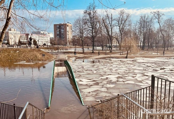 В Орле понижается уровень воды