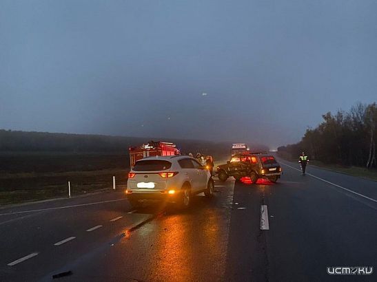 На Орловской трассе обгон закончился ДТП. Один человек попал в больницу