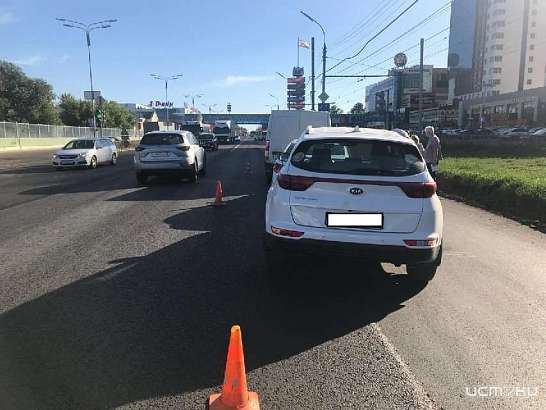 В тройном ДТП на Кромском шоссе в Орле пострадала 30-летняя женщина