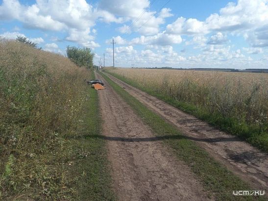 На Орловщине водитель опрокинулся на мопеде и погиб