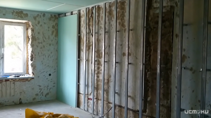 Гипсокартон для отделки стен