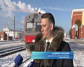 Орловских школьников прокатили в дизельной дрезине