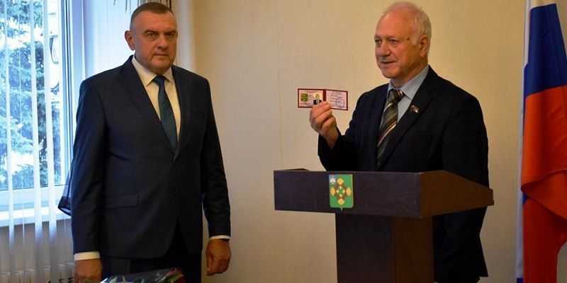 мэр Мценска Андрей Беляев официально вступил в должность главы Мценска