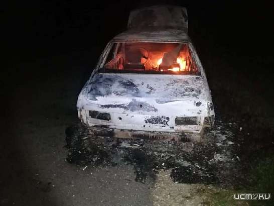 В Должанском районе из-за короткого замыкания сгорело отечественное авто