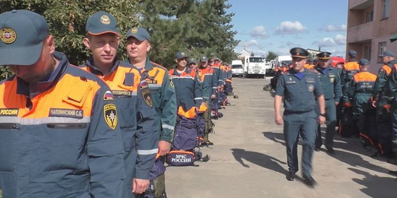 В Главном управлении МЧС России по Орловской области прошёл смотр готовности аэромобильной группировки