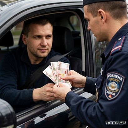 В Орловском муниципальном округе житель подозревается в даче взятки сотруднику ДПС
