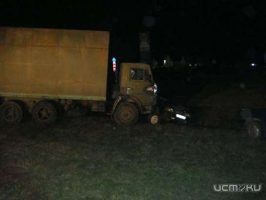 На Орловщине не разъехались "ВАЗ" и "КАМАЗ"