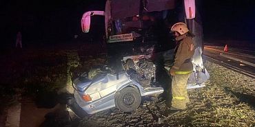 авария со смертельным исходом Под Орлом в лобовом столкновении легковушки и автобуса погибли три человека