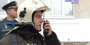 Орловские огнеборцы отработали алгоритм действий при пожаре в КДЦ "Металлург"