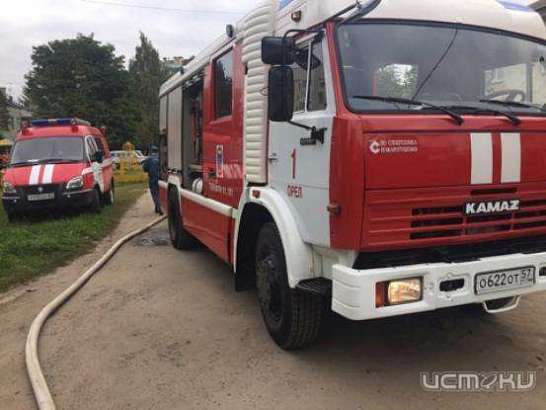 В Орле горел жилой дом. Пострадала пожилая женщина