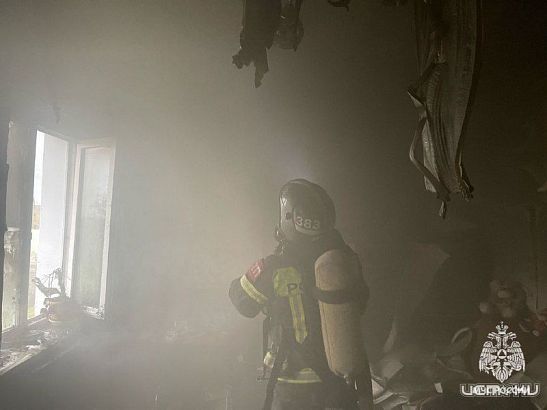 Орловские пожарные тушили квартиру во Мценске и дом в селе Верхняя Залегощь