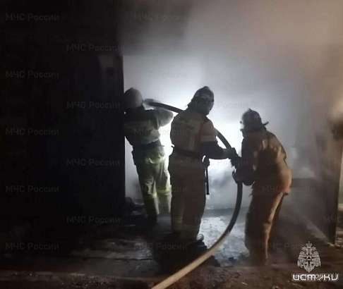 В Ливнах в гараже сгорела легковушка