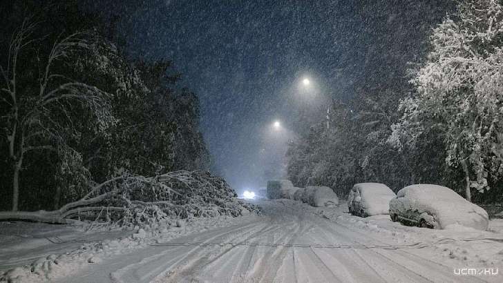 Водителей просят быть осторожнее: на Орловщину надвигается мощный снегопад
