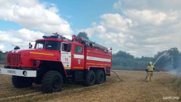 На Орловщине начались осенние природные пожары